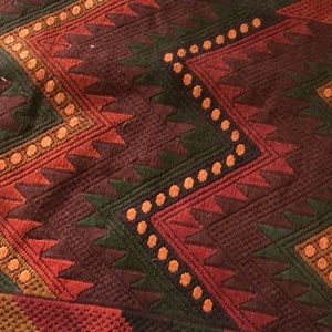 Guatemalan tapestry- table runner or wall-hung
